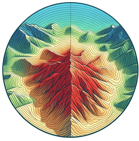 Representação Topográfica de Ceratocone